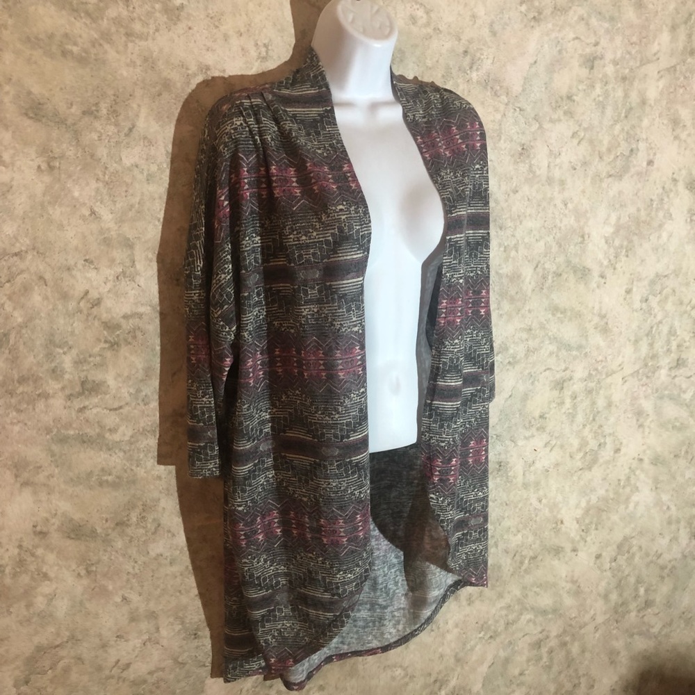 Maurices Open Front Kimono Cardigan Top - Picture 3 of 10